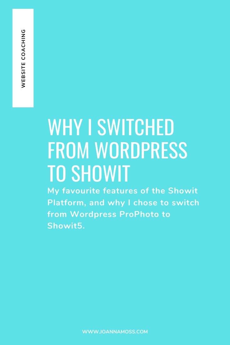 why i switched from wordpress to showit