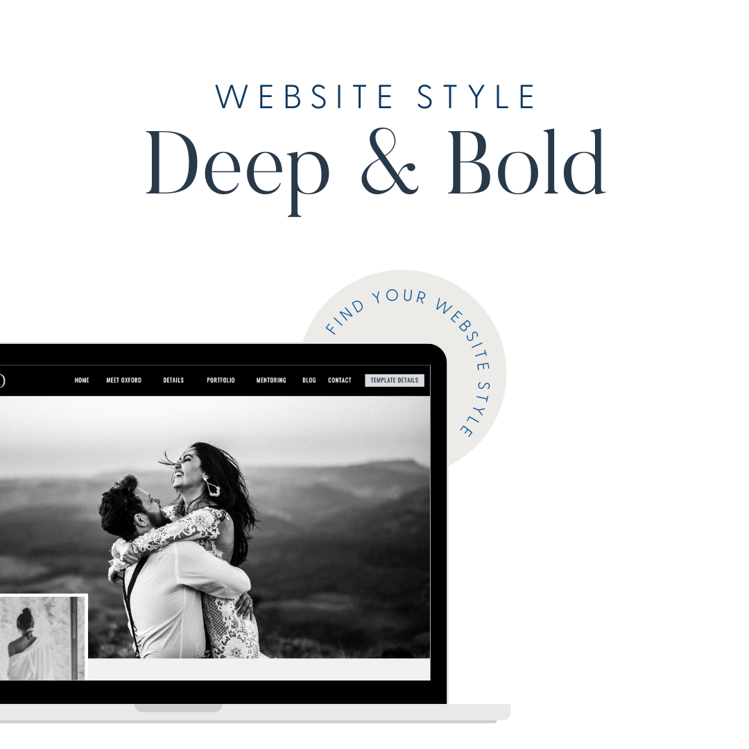website style deep & bold