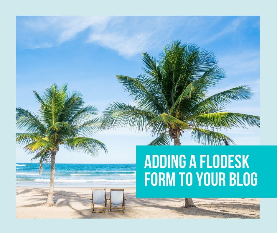 how to add flodesk to your wordpress blog