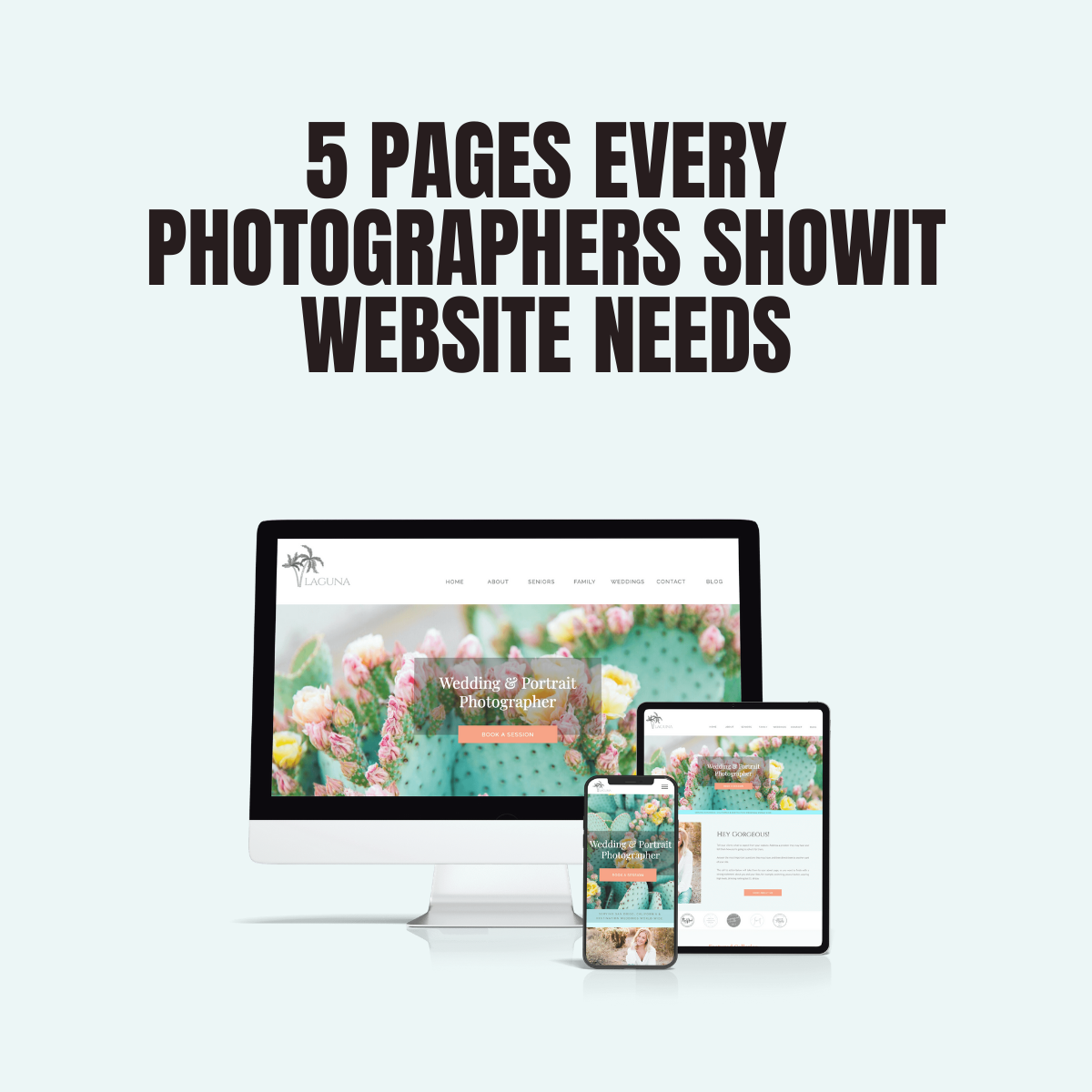 5 pages every photographers showit website needs