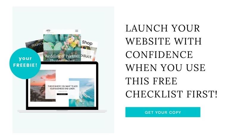 Showit website checklist