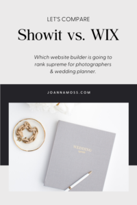 Showit vs Wix for photographers