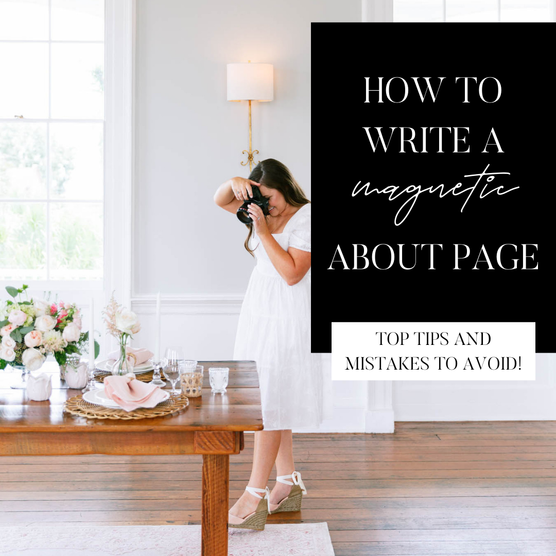 how to write a magnetic about page