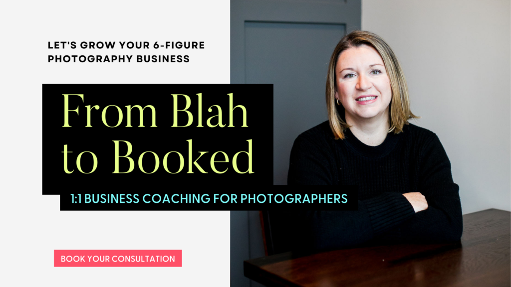 business coaching for photographers