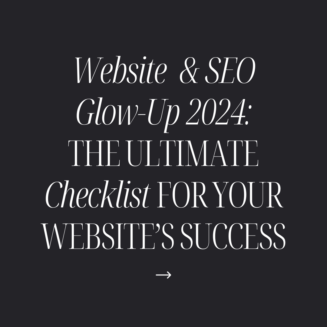Website & SEO Glow-Up Checklist