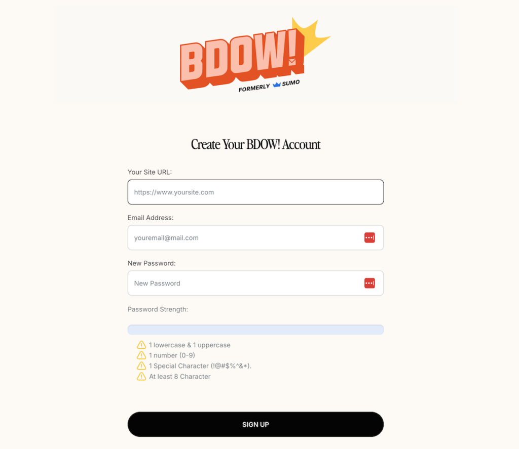 How to add a BDOW website to a Showit website