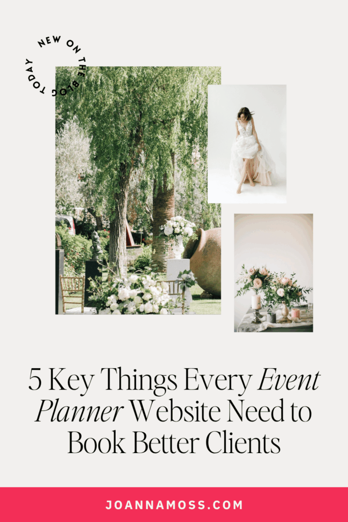5 Key Things Every Event Planner Website Needs to Book  Better Clients